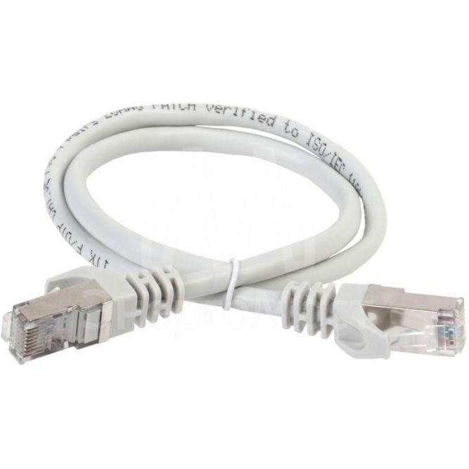 Патч-корд кат.5е FTP 0.5м сер. ITK PC01-C5EF-05M