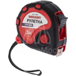 Рулетка измерительная &amp;quot;Профи&amp;quot; прорезин. корпус 3мх16мм Rexant 12-9004