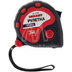 Рулетка измерительная &amp;quot;Профи&amp;quot; прорезин. корпус 3мх16мм Rexant 12-9004