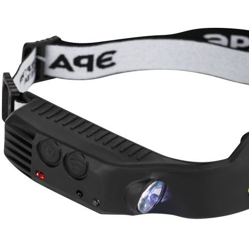 Фонарь светодиодный налобный GA-808 "Кибер-3" аккумуляторный 5Вт COB+3Вт LED сенсорное управление 5 режимов Эра Б0069574