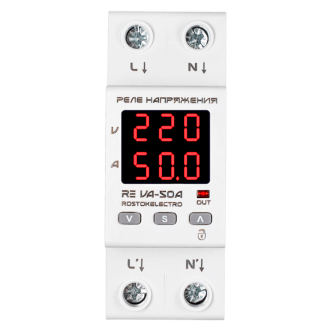Реле напряжения с контролем тока <span class="product-article-no-wrap">RE VА-50А</span>
