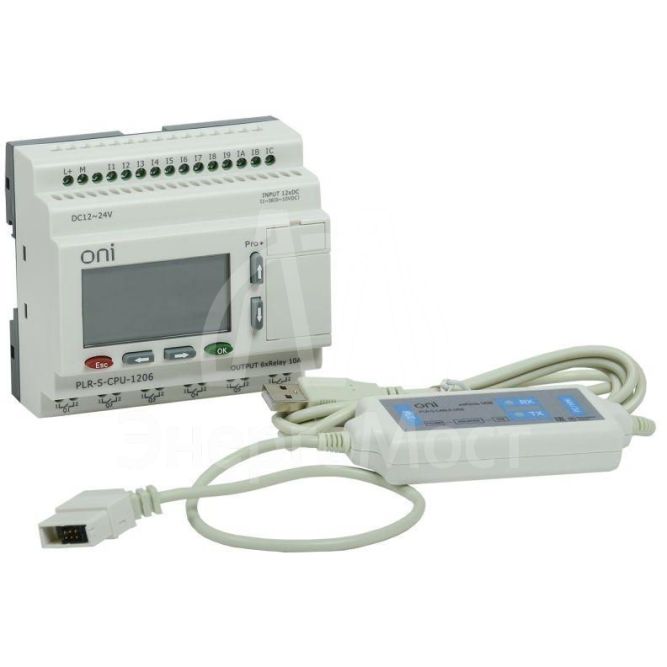 Реле логическое PLR-S. Стартовый набор 24В DC ONI PLR-S-STK-1206R-DC-BE