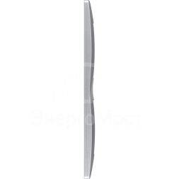 Рамка 2-м Etika алюм. Leg 672552