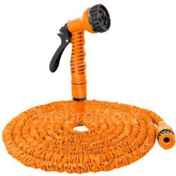 Набор для полива с растягивающимся шлангом 15м Вихрь 73/7/2/25