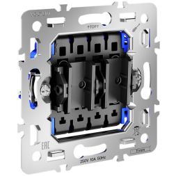 Механизм перекрестного переключателя двухклавишного 10А S70 Voltum VLS0205M