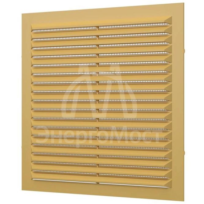 Решетка вентиляционная вытяжная 195х195 беж. ERA 1919С беж