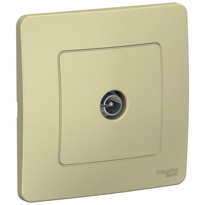 Розетка телевизионная TV СП Blanca коннектор беж. SE BLNTS000017