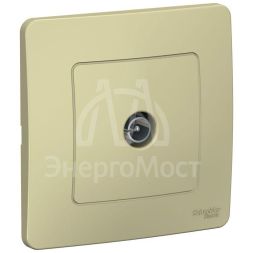 Розетка телевизионная TV СП Blanca коннектор беж. SE BLNTS000017