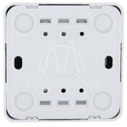 Выключатель проходной 1-кл. 1п ОП Viola 10А IP20 с подсветкой бел. LEZARD 751-0200-114