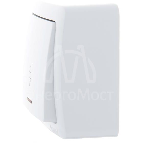 Выключатель проходной 1-кл. 1п ОП Viola 10А IP20 с подсветкой бел. LEZARD 751-0200-114