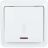 Выключатель проходной 1-кл. 1п ОП Viola 10А IP20 с подсветкой бел. LEZARD 751-0200-114