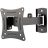 Кронштейн для телевизора 10-27 дюймов наклонно-поворотный одно колено HOME Rexant 38-0053