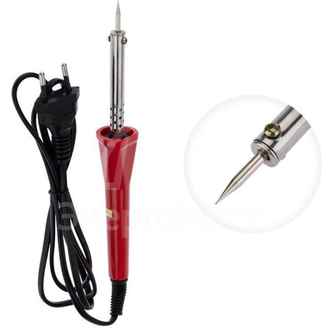 Паяльник с керам. нагревателем долговечное жало 220В/30Вт PROCONNECT 12-0122-4