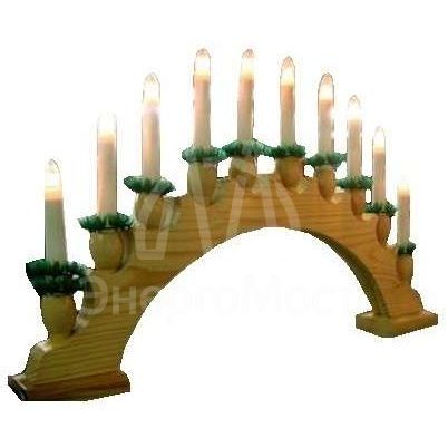 Гирлянда &amp;quot;Рождественская горка&amp;quot; BIE1010 30х50см дерево 10 ламп IP20 SHLights 4607144111232