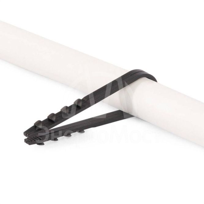 Дюбель-хомут ДХ 11-18 нейлон черн. (уп.100шт) Fortisflex 59565