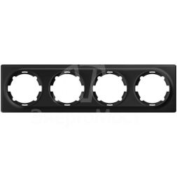 Рамка 4-м Florence черн.1E52401303 OneKeyElectro 2172831