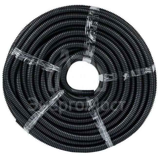 Труба гофрированная ПНД d20мм с протяжкой черн. (уп.100м) Plast PROxima EKF tpnd-20