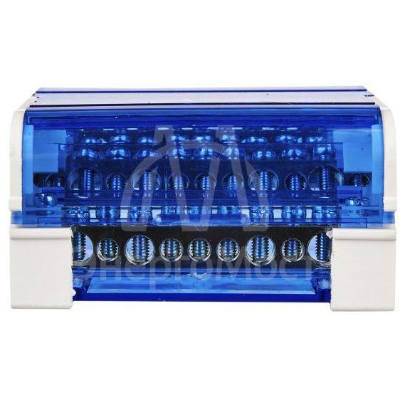 Шина на DIN-рейку в корпусе (кросс-модуль) ШНК 4х11 3L+PEN IEK YND10-4-11-125