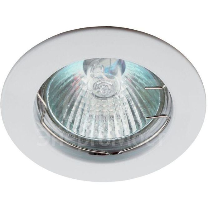 Светильник KL1 WH 50Вт MR16 12В точечный литой бел. ЭРА C0043653