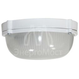 Светильник НПП 03-60-013 &amp;quot;Банник&amp;quot; 1301 круг малый 1х60Вт E27 IP65 корпус бел. Элетех 1005500934