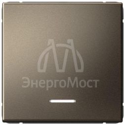 Выключатель 1-кл. ArtGallery (сх. 1а) 10AX с подсветкой механизм мокко SE GAL000613