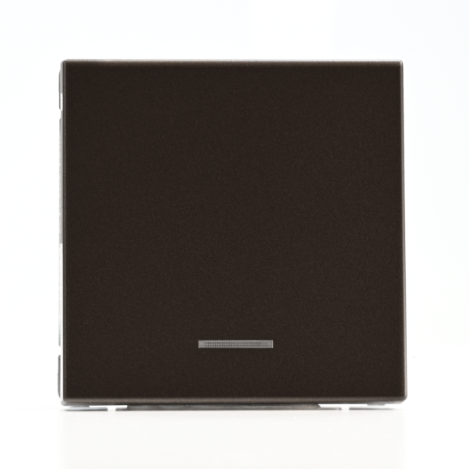 Выключатель 1-кл. ArtGallery (сх. 1а) 10AX с подсветкой механизм мокко SE GAL000613