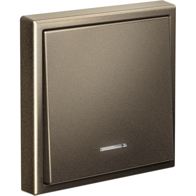 Выключатель 1-кл. ArtGallery (сх. 1а) 10AX с подсветкой механизм мокко SE GAL000613