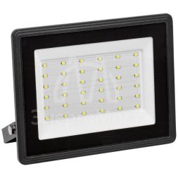 Прожектор светодиодный СДО 06-50 6500К IP65 черн. IEK LPDO601-50-65-K02