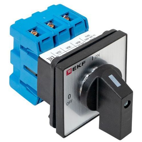 Переключатель кулачковый ПК-2-13 3П 40А &amp;quot;ВКЛ-ВЫКЛ&amp;quot; EKF pk-2-13-40