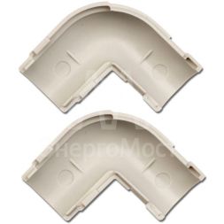 Поворот на 90град. для жестких труб d16 разъемн. IP40 DKC 50516