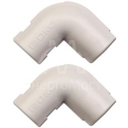 Поворот на 90град. для жестких труб d16 разъемн. IP40 DKC 50516