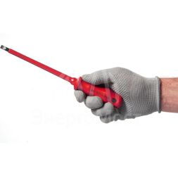 Отвертка диэлектрическая шлицевая SL6.5х150 K2 1000В ARMA2L 3 IEK A2L3-SC30-K2-SL-65-150