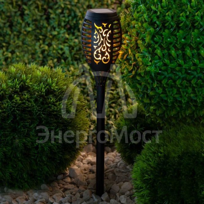 Светильник садовый ERASF020-33 Факел 49.5см солнечная батарея ЭРА Б0044241