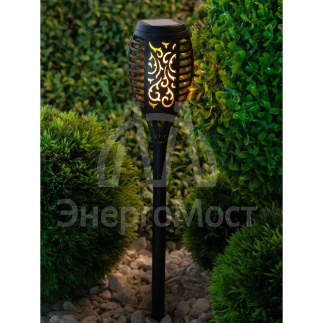 Светильник садовый ERASF020-33 Факел 49.5см солнечная батарея ЭРА Б0044241