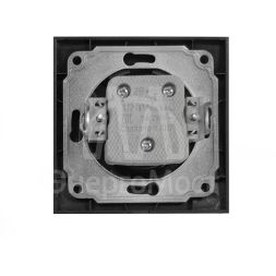 Розетка 1-м СП Бриллиант 16А IP20 с заземл. защ. шторки в сборе графит Universal 7947632-Gr