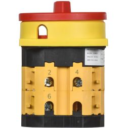 Переключатель кулачковый40А (сх. 10) закрытая рукоятка авар. IEK MI-CS12-040-010