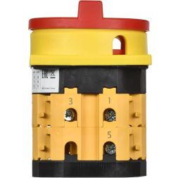 Переключатель кулачковый40А (сх. 10) закрытая рукоятка авар. IEK MI-CS12-040-010