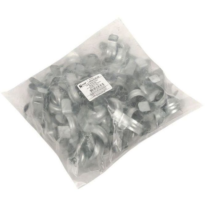 Скоба крепежная двухлапковая d25-26мм метал. для монтажн. пистолета PROxima EKF smp-2-25-26