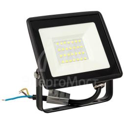 Прожектор светодиодный СДО-3003 30Вт 6500К IP65 Basic EKF FLL-3003-30-6500