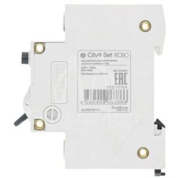 Выключатель автоматический дифференциального тока (АВДТ) 1P+N С 20А 4.5кА 30мА Тип-A 230В City9 Set SE C9D55620