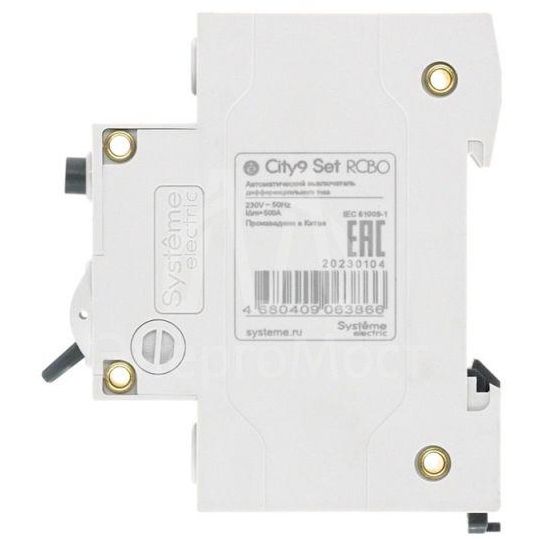Выключатель автоматический дифференциального тока (АВДТ) 1P+N С 20А 4.5кА 30мА Тип-A 230В City9 Set SE C9D55620