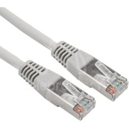 Патч-корд F/UTP кат.5e RJ45-RJ45 LSZH экранир. 1.5м сер. Rexant 18-8004-1