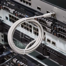 Патч-корд F/UTP кат.5e RJ45-RJ45 LSZH экранир. 1.5м сер. Rexant 18-8004-1