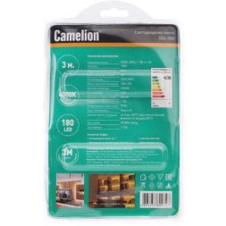 Лента светодиодная DSL-008 2835-60D IP20 4000К (уп.3м) Camelion 15694