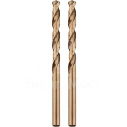 Сверло по металлу 3.2мм &amp;quot;Кобальт&amp;quot; (сталь HSS-Co 5% M35 P6M5K5) (уп.2шт) DIN 338 Rexant 91-0503