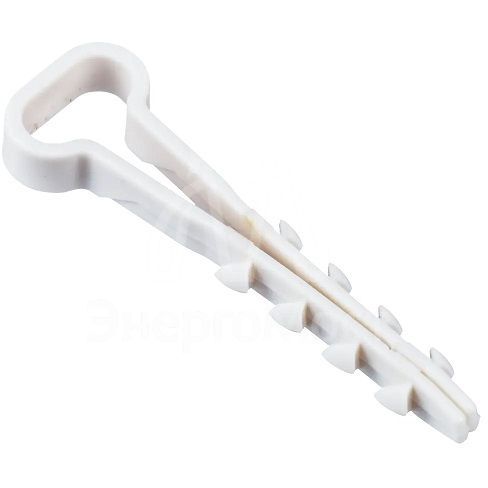 Дюбель-хомут 5х8мм для плоского кабеля нейлон бел. (уп.25шт) IEK UDH14-05-08-025-K01