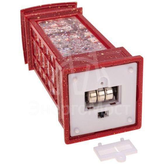 Светильник декоративный (фигура) &amp;quot;Телефонная будка&amp;quot; с эффектом снегопада и подсветкой Neon-Night 501-185