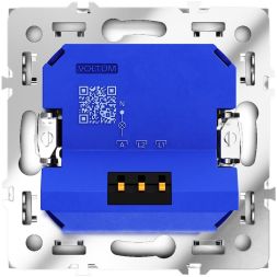 Светорегулятор поворотно-нажимной СП S70 600Вт механизм бел. матов. Voltum VLS070302