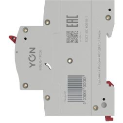 Выключатель автоматический модульный 1п C 6А 4.5кА MB63 YON MB63S-1PC06