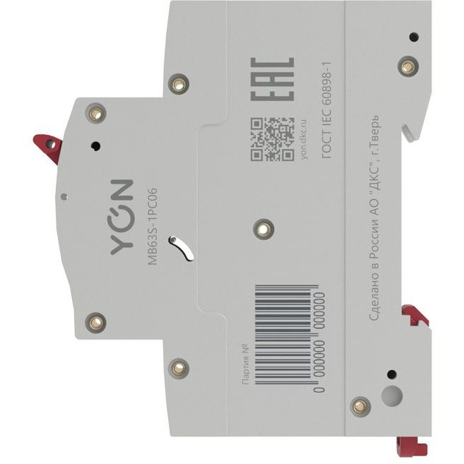 Выключатель автоматический модульный 1п C 6А 4.5кА MB63 YON MB63S-1PC06